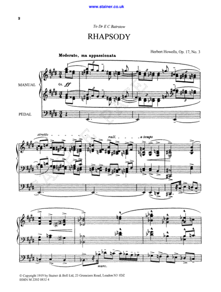 Rhapsody No. 3 in C sharp minor