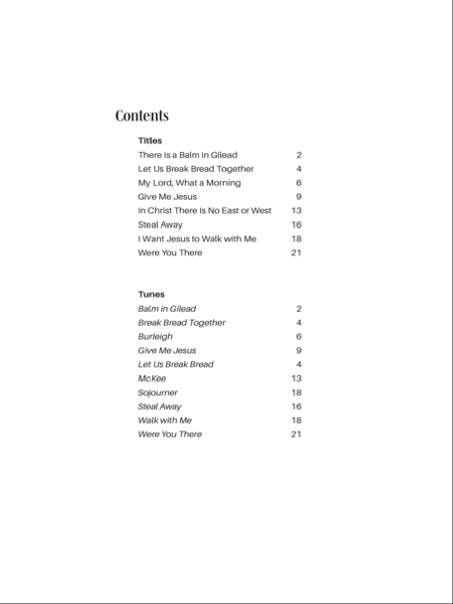 I Want Jesus to Walk with Me Organ scores gallery preview page 2