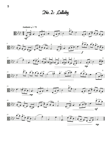 The Lost Position: Adventures in Half Position for Viola Solo, Book 1: Six Intermediate-Level Piece image number null