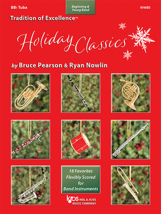 Book cover for Tradition Of Excellence: Holiday Classics, Tuba