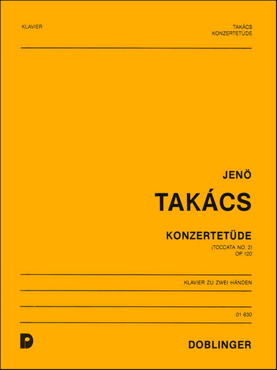 Konzertetude (Toccata Nr. 2) op. 120 Piano Method scores gallery preview page 1