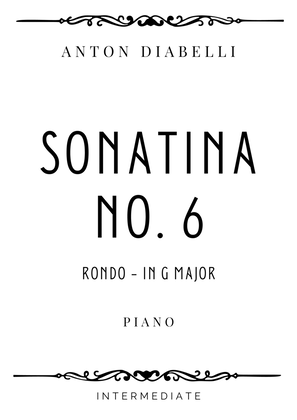 Book cover for Diabelli - Sonatina No. 6 (Rondo) in G Major - Intermediate