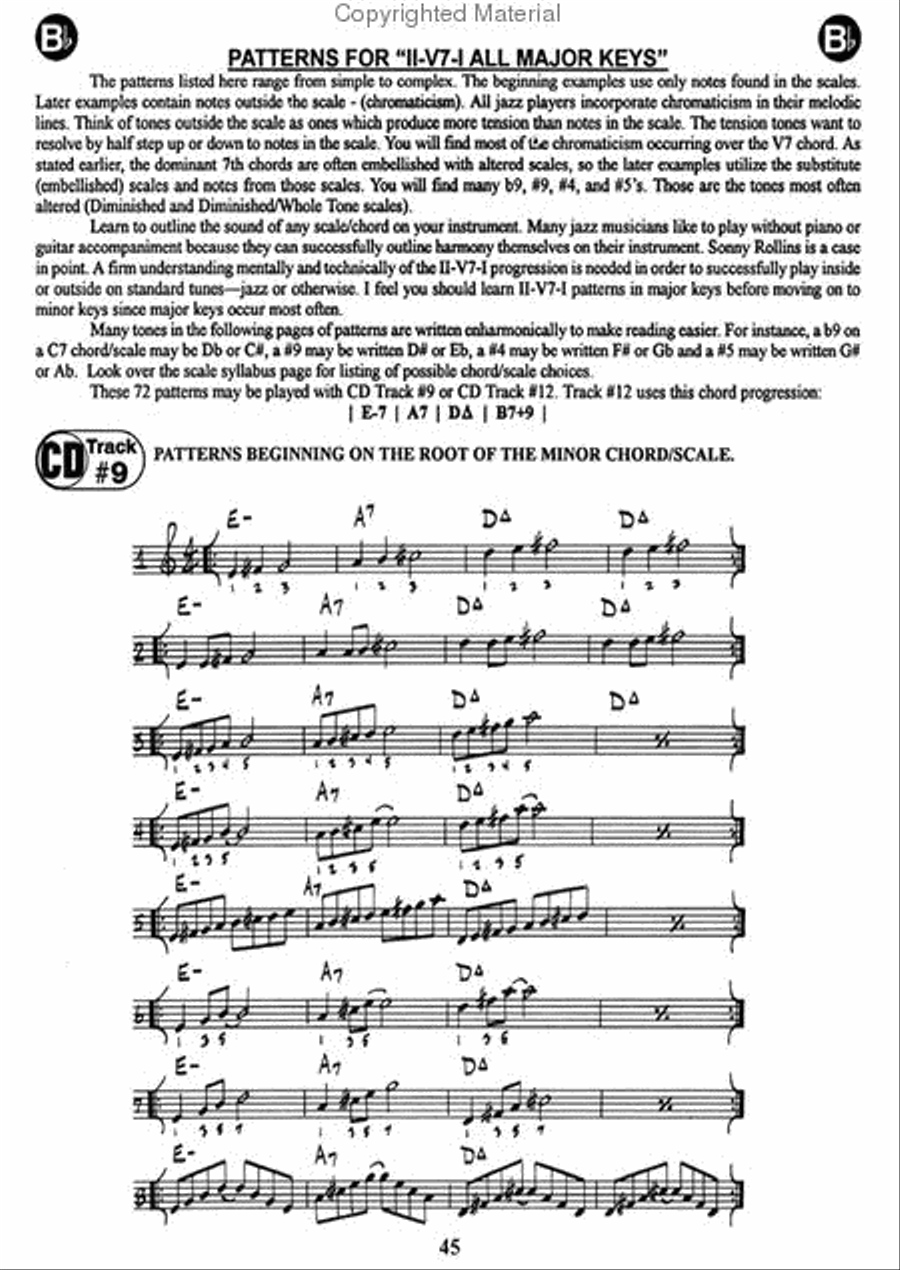 Volume 3 - The ii/V7/I Progression Voice scores gallery preview page 4