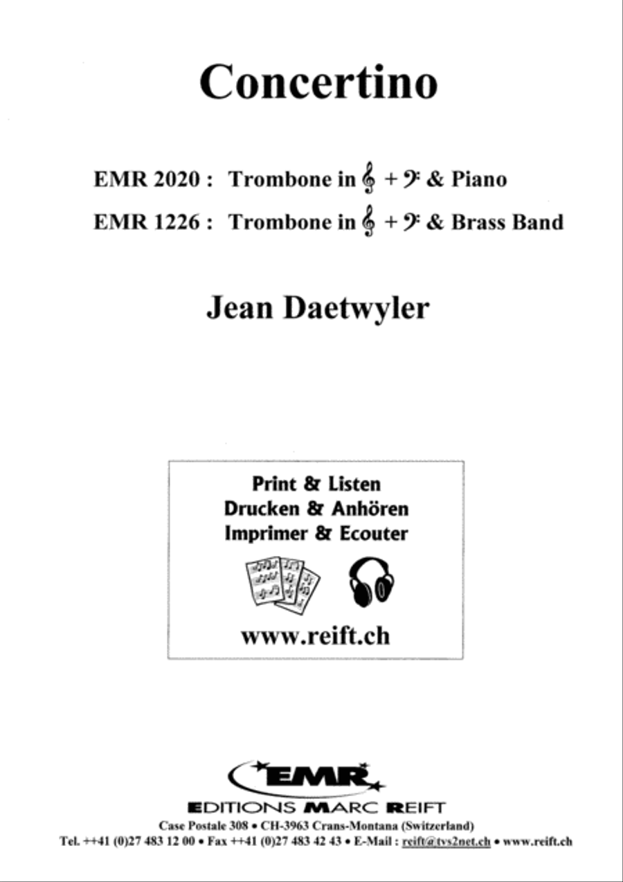 Concertino Concertino Piano Accompaniment scores gallery preview page 2
