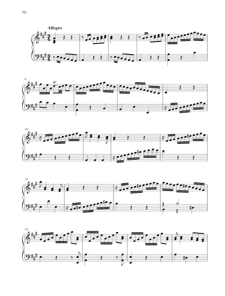Sonata I A major