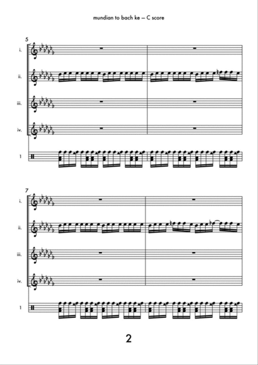Mundian To Bach Ke Flute scores gallery preview page 2