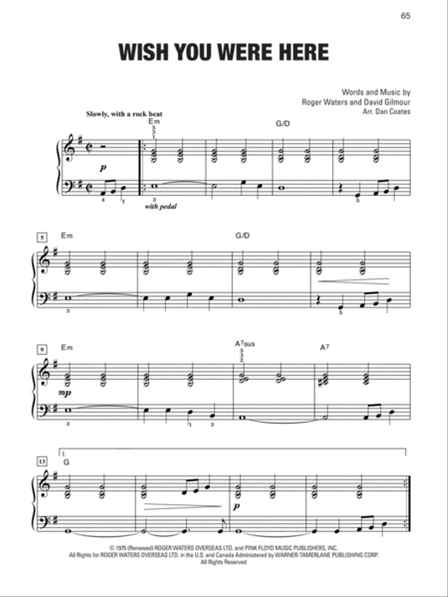 A Decade of Pop Hits -- 1970s Easy Piano scores gallery preview page 10