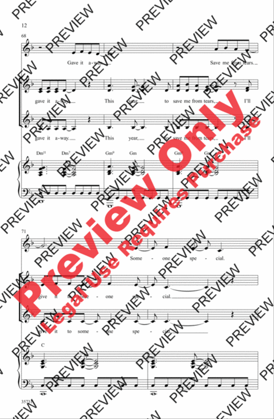 Last Christmas Women's Choir scores gallery preview page 12