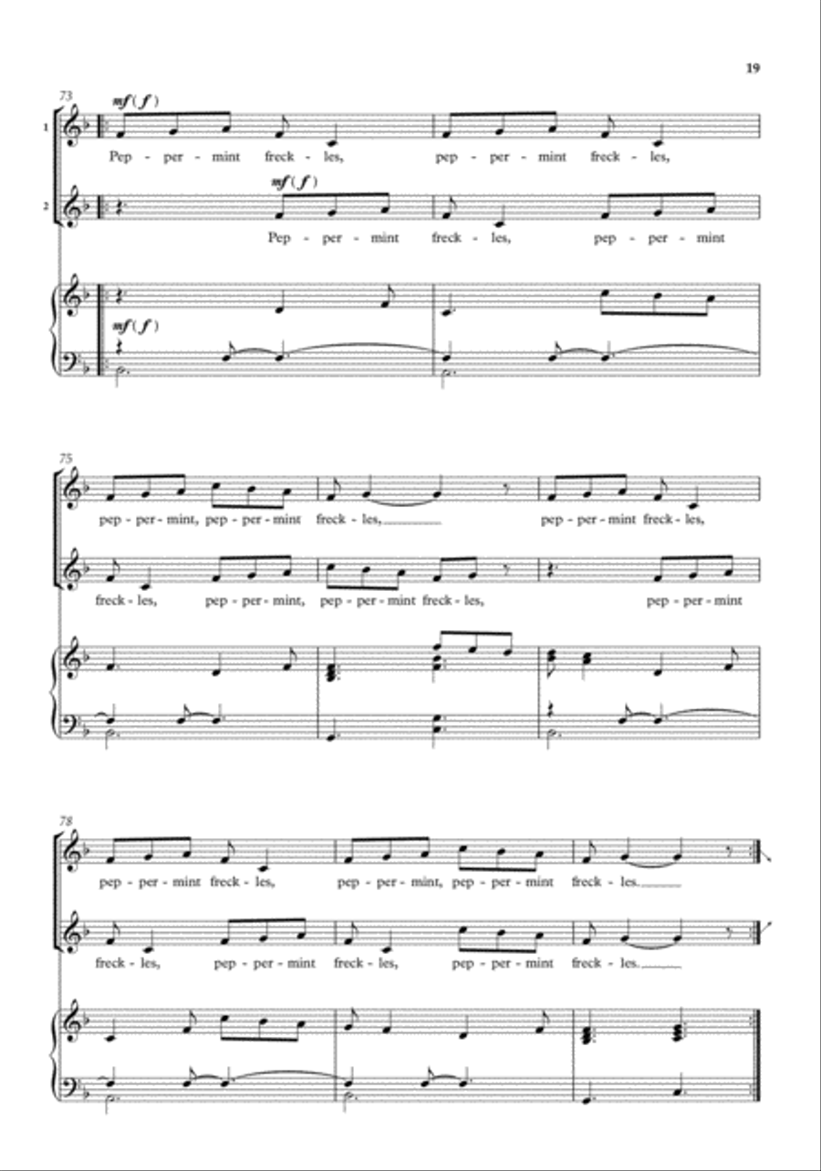 Three Riddles Three Riddles 2-Part scores gallery preview page 19