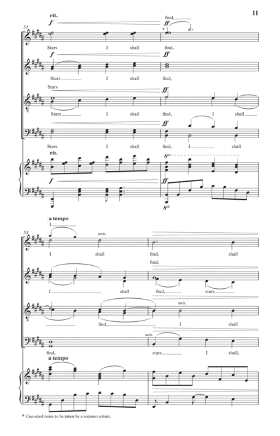 The Music of Stillness Divisi scores gallery preview page 15