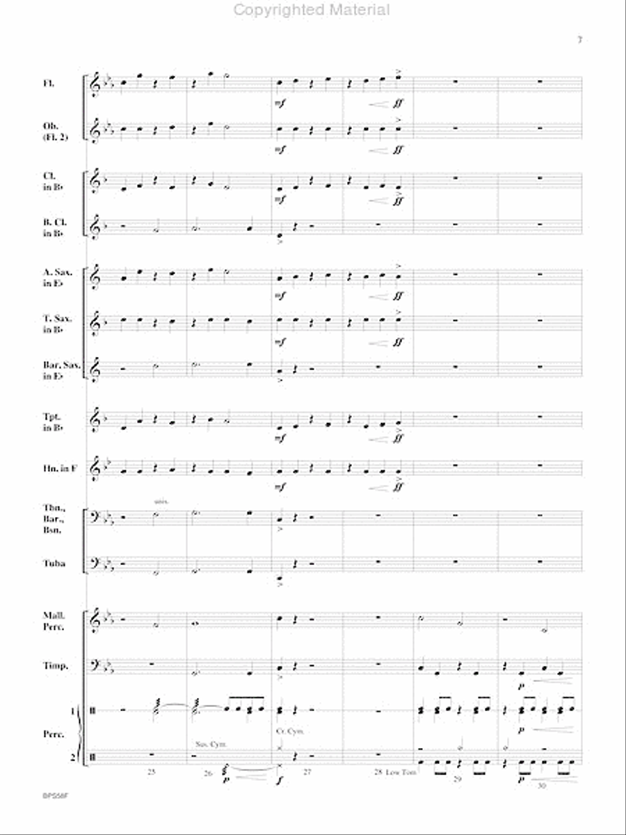 Supremacy Concert Band scores gallery preview page 8