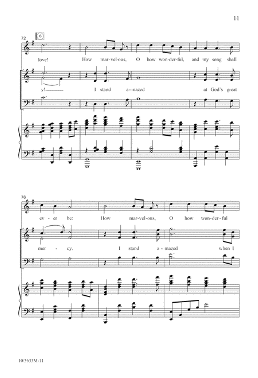 I Stand Amazed I Stand Amazed 3-Part scores gallery preview page 11