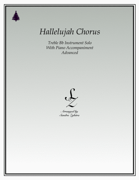 Hallelujah Chorus (treble Bb instrument solo) image number null