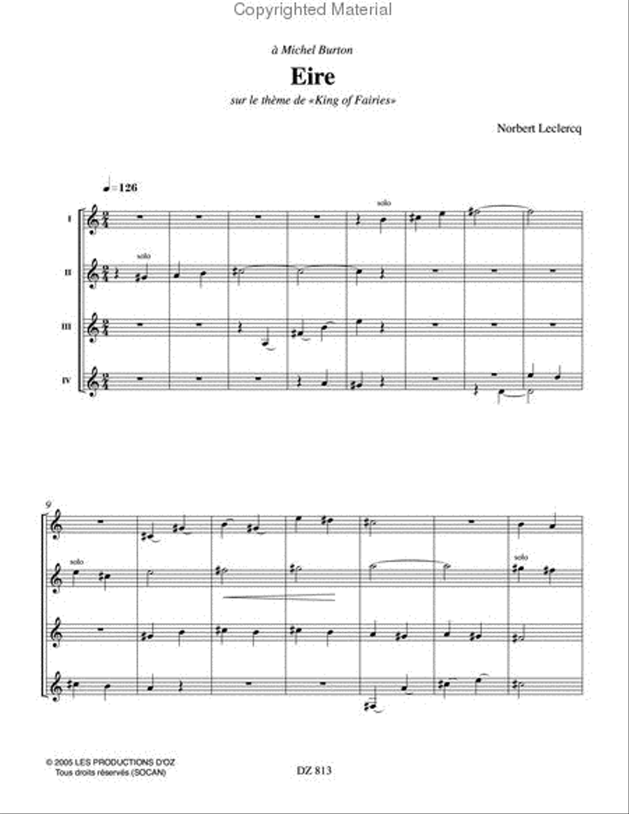 Eire Guitar Ensemble scores gallery preview page 2