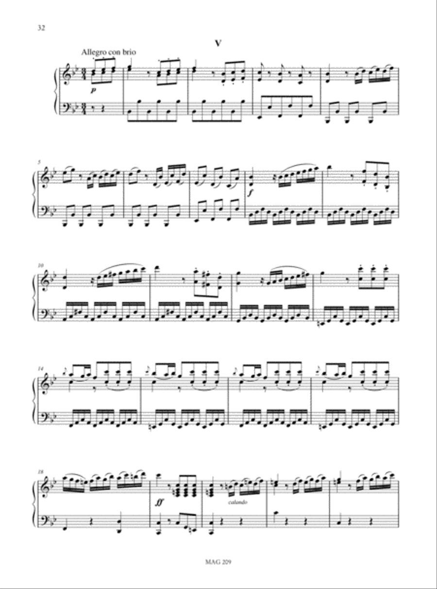 6 Sonatas Op. 2 for Harp and Violin ad libitum Harp scores gallery preview page 6