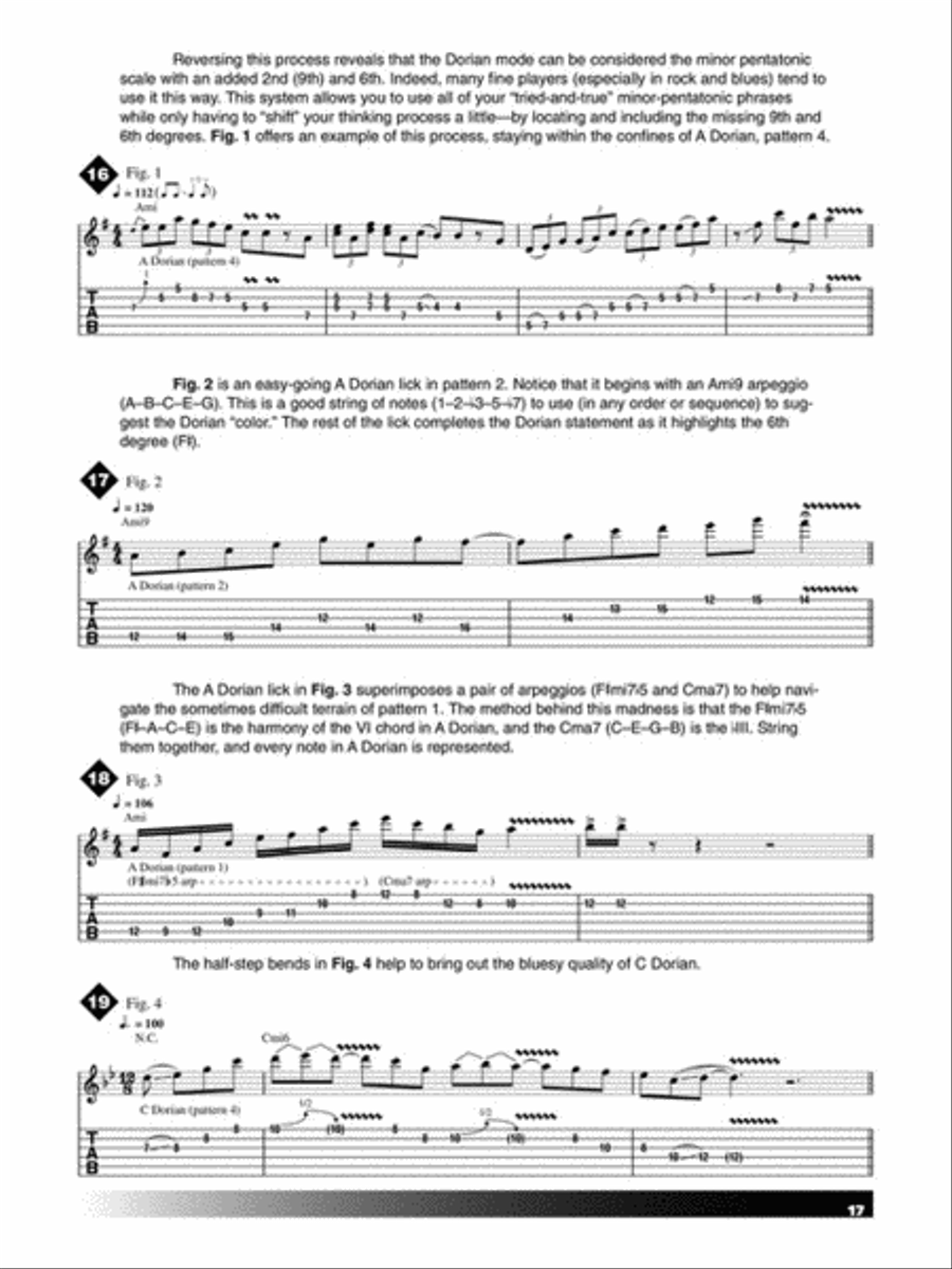 Modes for Guitar Guitar Tablature scores gallery preview page 4