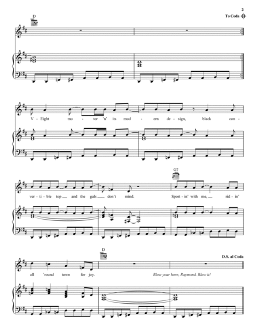 Rocket 88 Piano, Vocal, Guitar scores gallery preview page 3