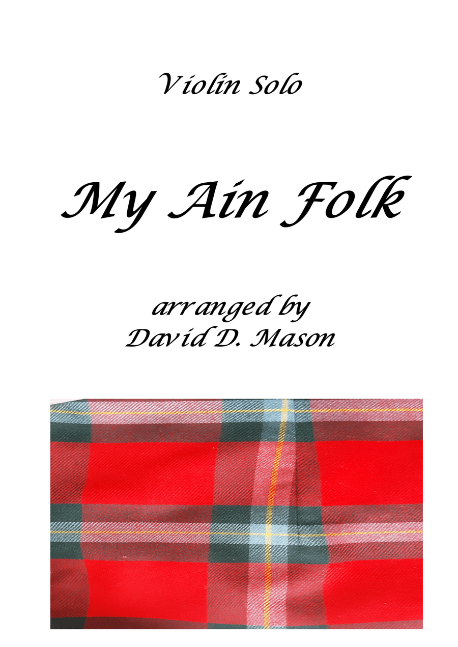 My Ain Folk Violin Solo scores gallery preview page 1