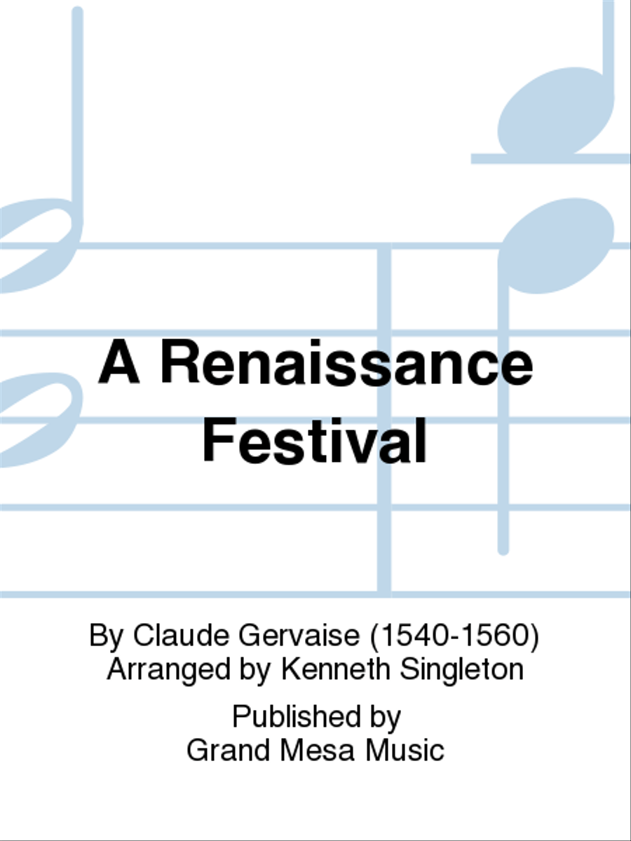 A Renaissance Festival Concert Band scores gallery preview page 1