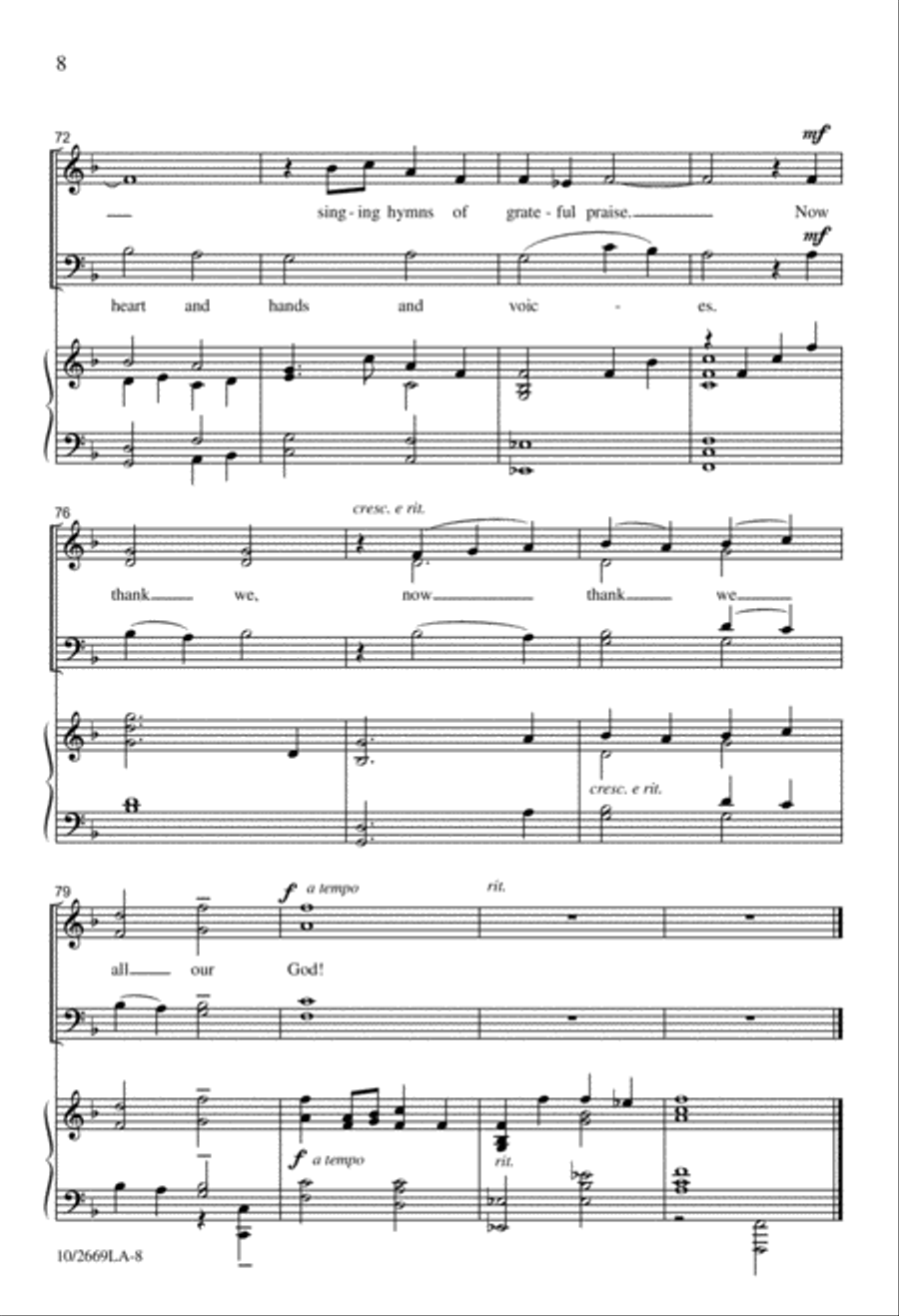 On This Day of Celebration 4-Part scores gallery preview page 7