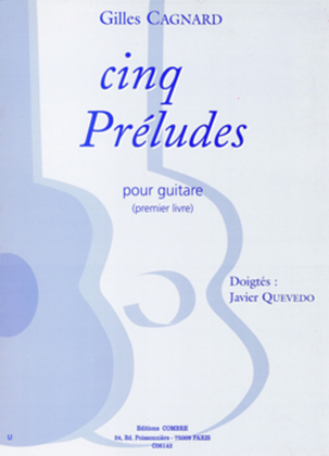 Book cover for Preludes (5) livre No. 1