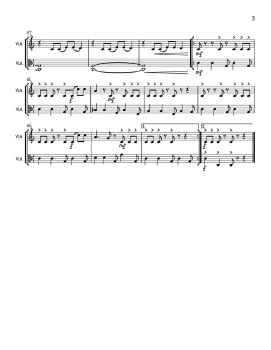 Material Girl String Duet scores gallery preview page 3