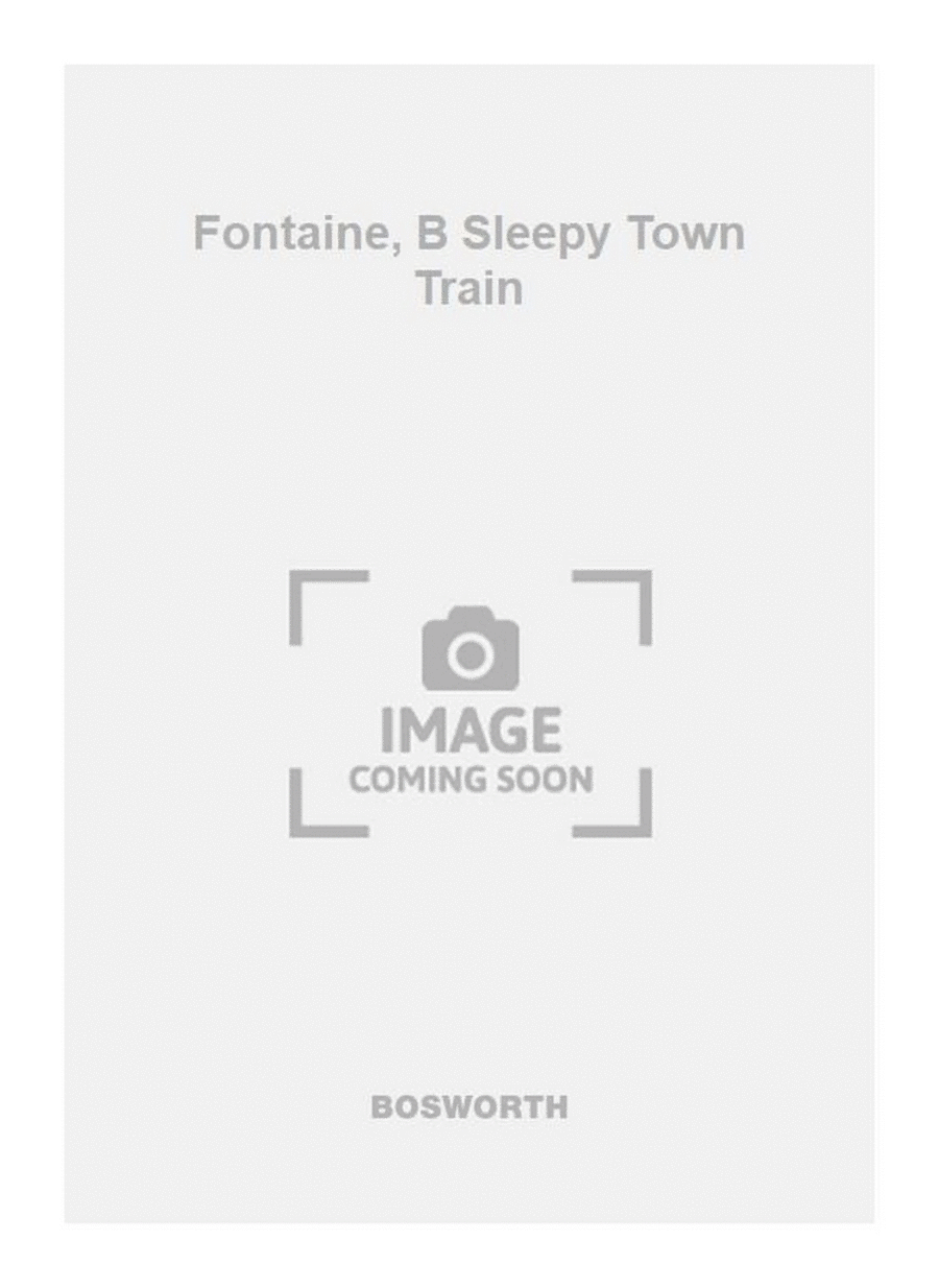 Fontaine, B Sleepy Town Train Piano Solo scores gallery preview page 1