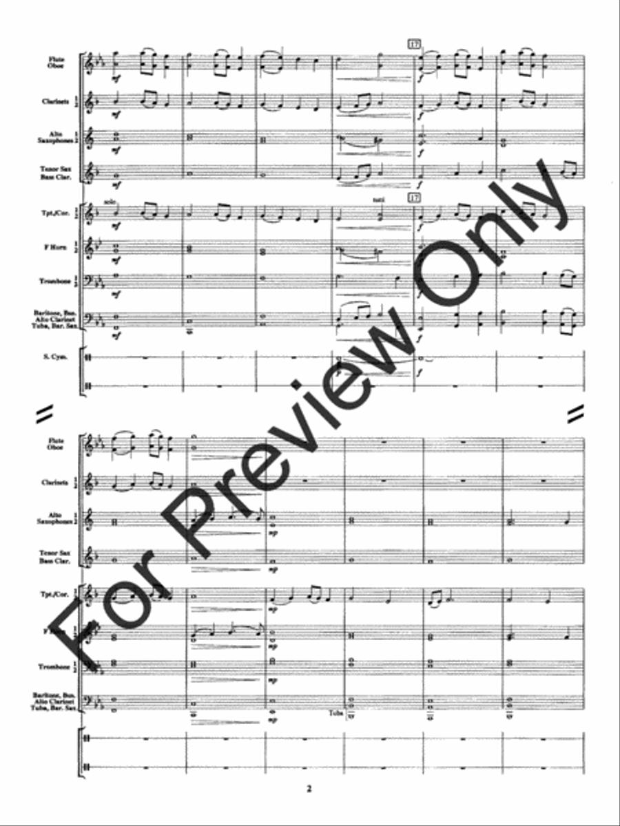 Huntington Ridge Concert Band scores gallery preview page 5