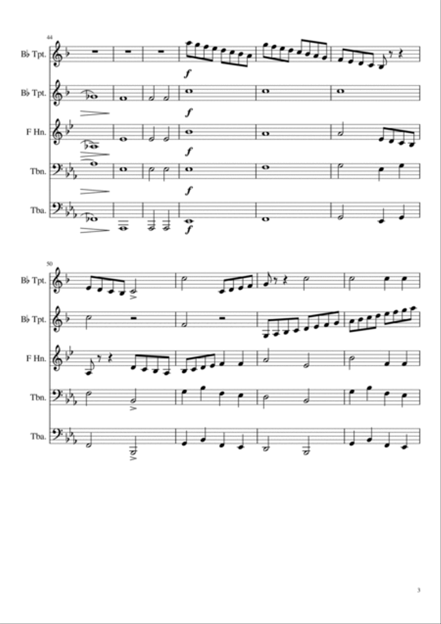 La Grande Porte de Kiev - Pictures at an Exhibition (The Great Gates of Kiev) La Grande Porte de Kiev - Pictures at an Exhibition (The Great Gates of Kiev) Brass Ensemble scores gallery preview page 3