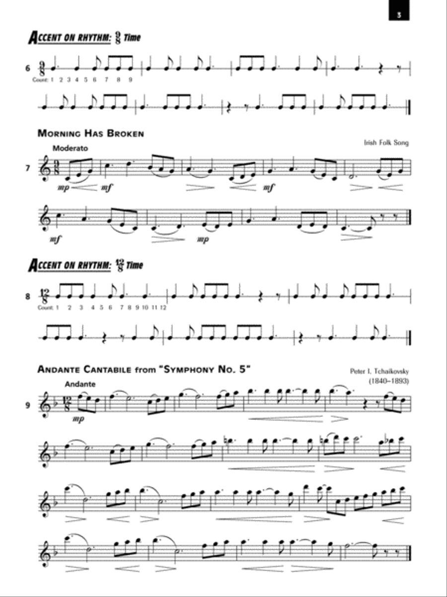 Accent on Achievement, Book 3 Concert Band Methods scores gallery preview page 5