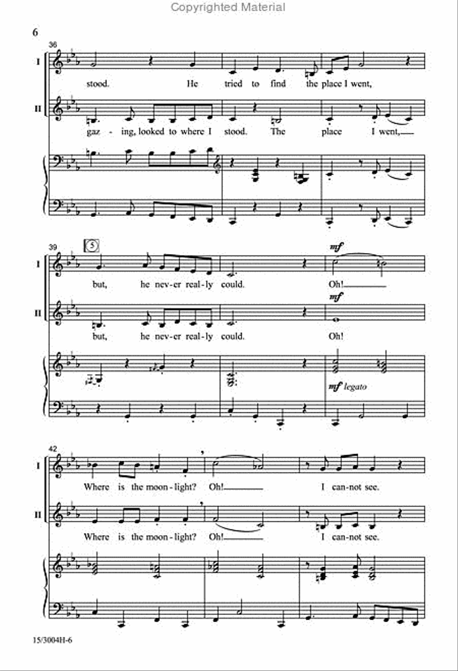 Something in the Dark Something in the Dark 2-Part scores gallery preview page 6