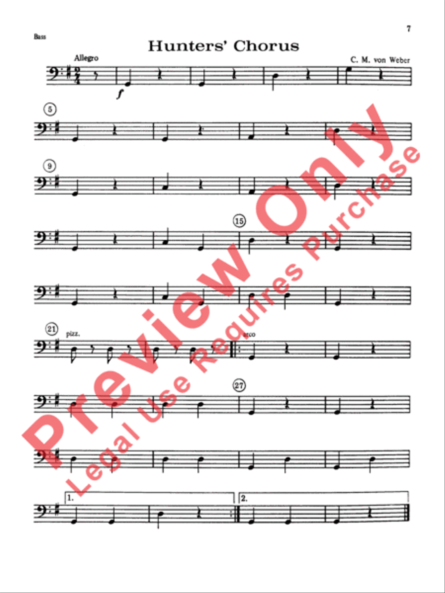String Orchestra Accompaniments to Solos from Volumes 1 & 2 String Orchestra scores gallery preview page 6
