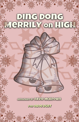 Book cover for Ding Dong Merrily on High, Jazz Style, for Oboe Duet