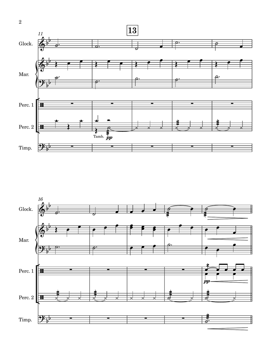 Edelweiss Percussion Ensemble scores gallery preview page 3