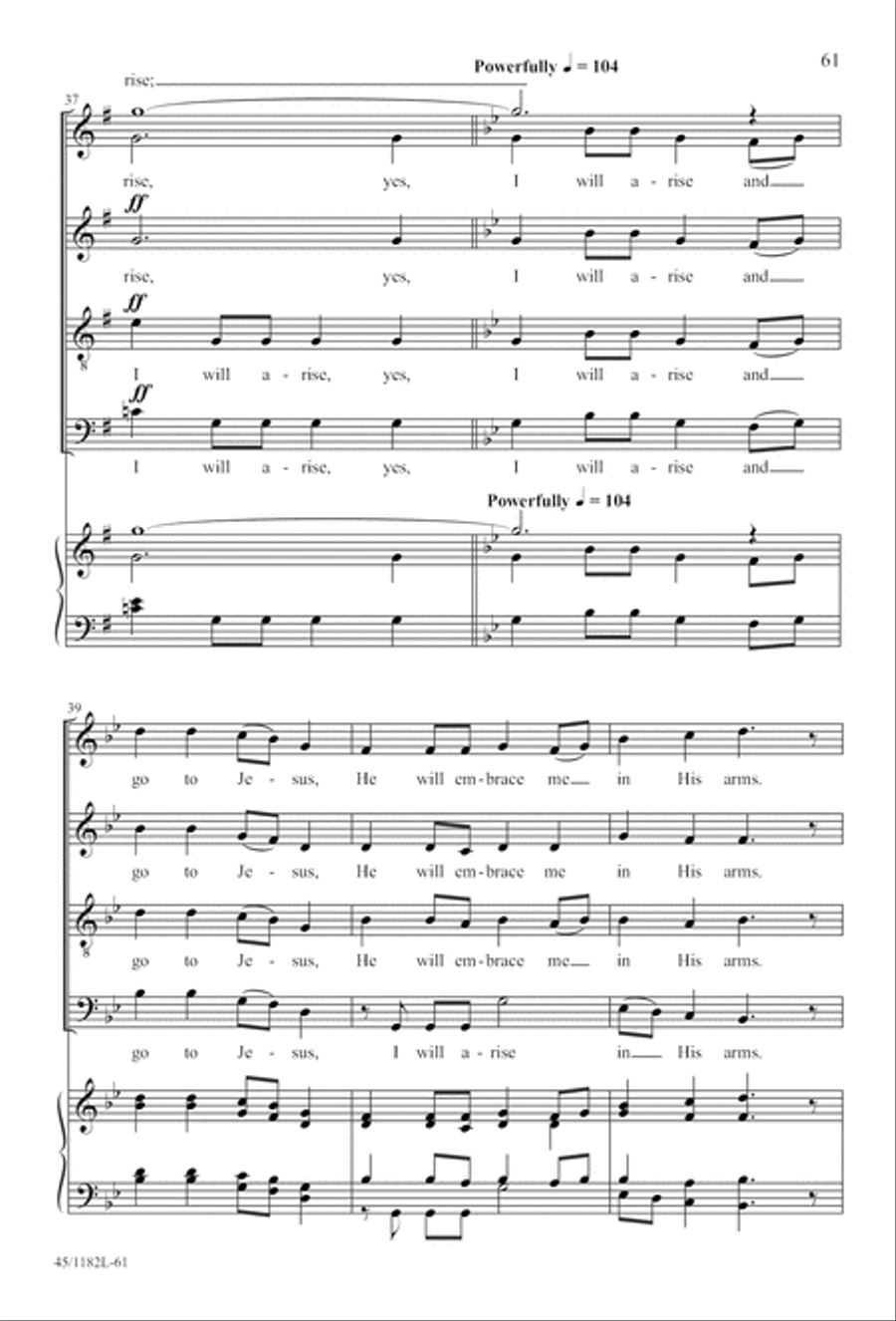 All Around A Cappella 4-Part scores gallery preview page 61
