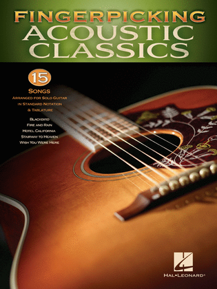 Book cover for Fingerpicking Acoustic Classics