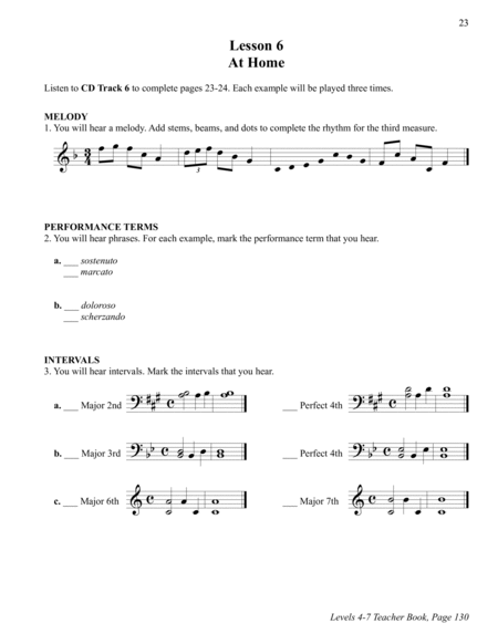 Ear Training Basics: Level 6