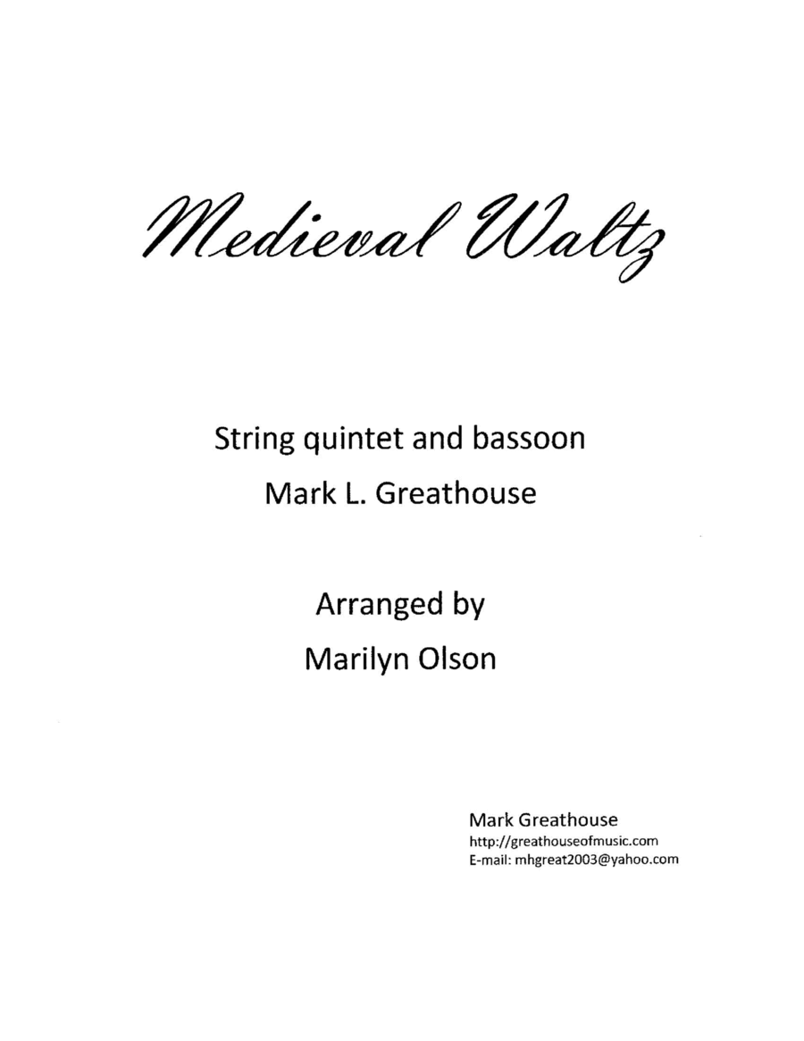 Medieval Waltz String Quintet plus Bassoon Small Ensemble