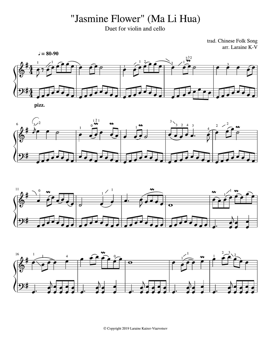 Great Wall (arr. Joseph Johnson) Sheet Music | Traditional Chinese Folk  Song | Educational Piano