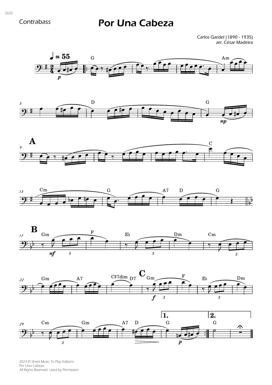 Contrabass solo new arrivals