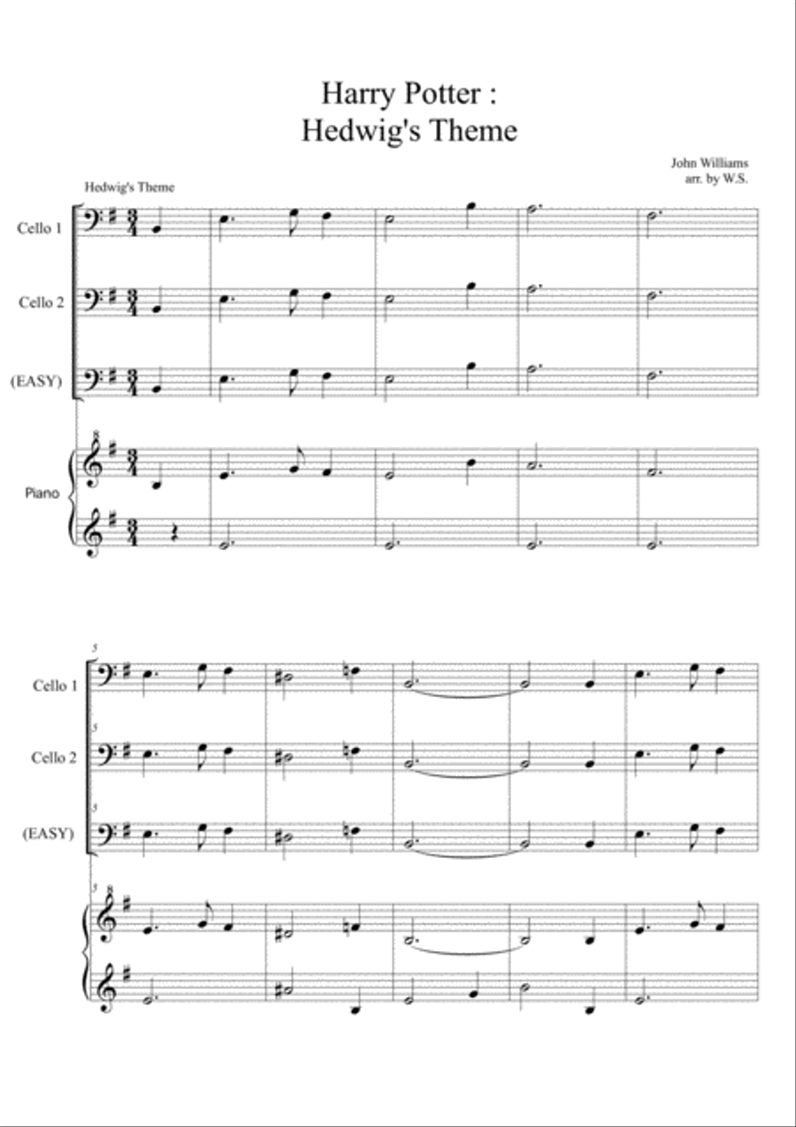 Harry potter sales theme cello