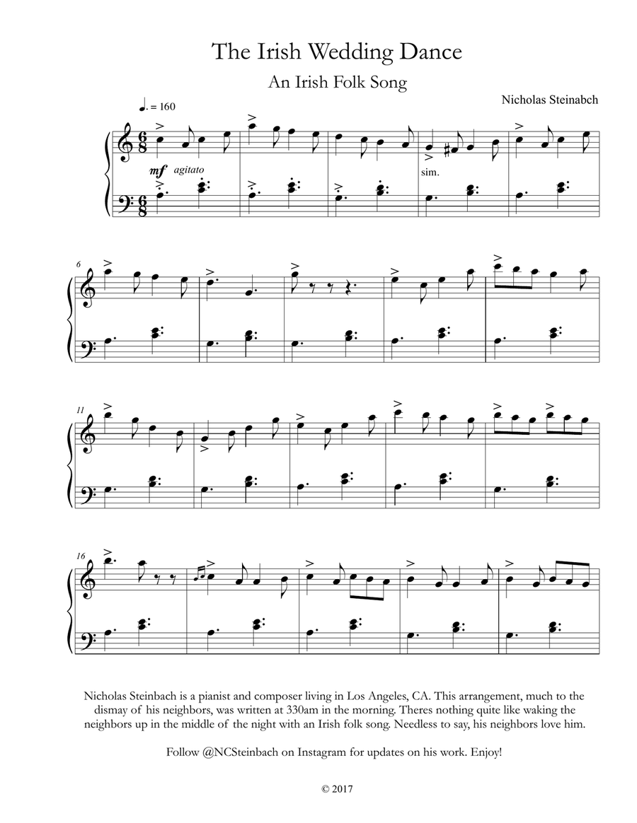 Irish shop wedding song