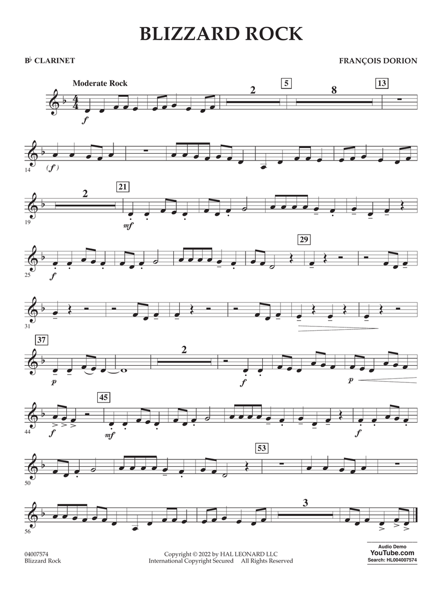 Rock clarinet clearance