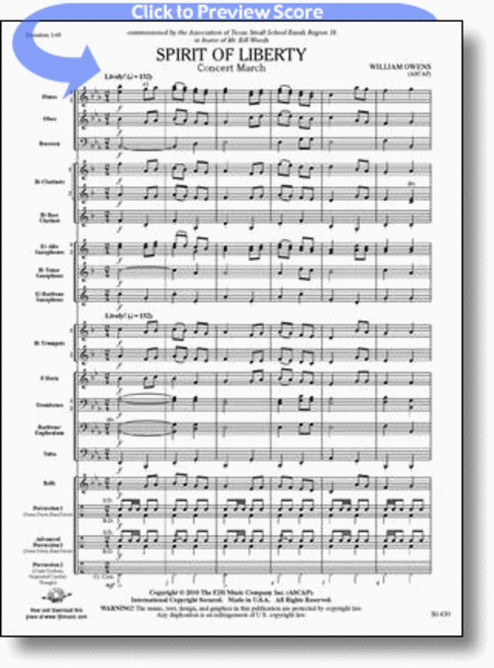 Great Wall: Concert Band Conductor Score & Parts: William Owens