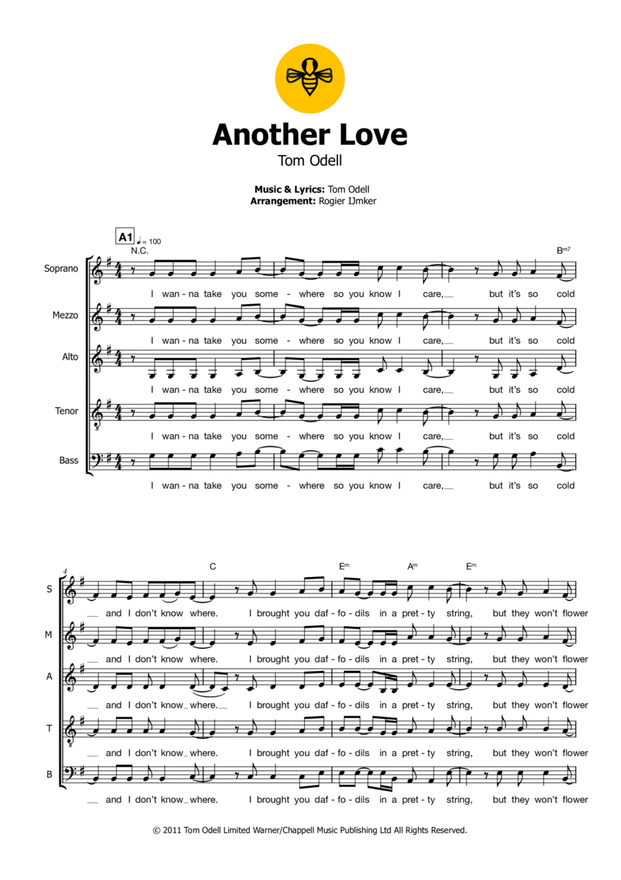 Another Love Lyrics - Notability Gallery