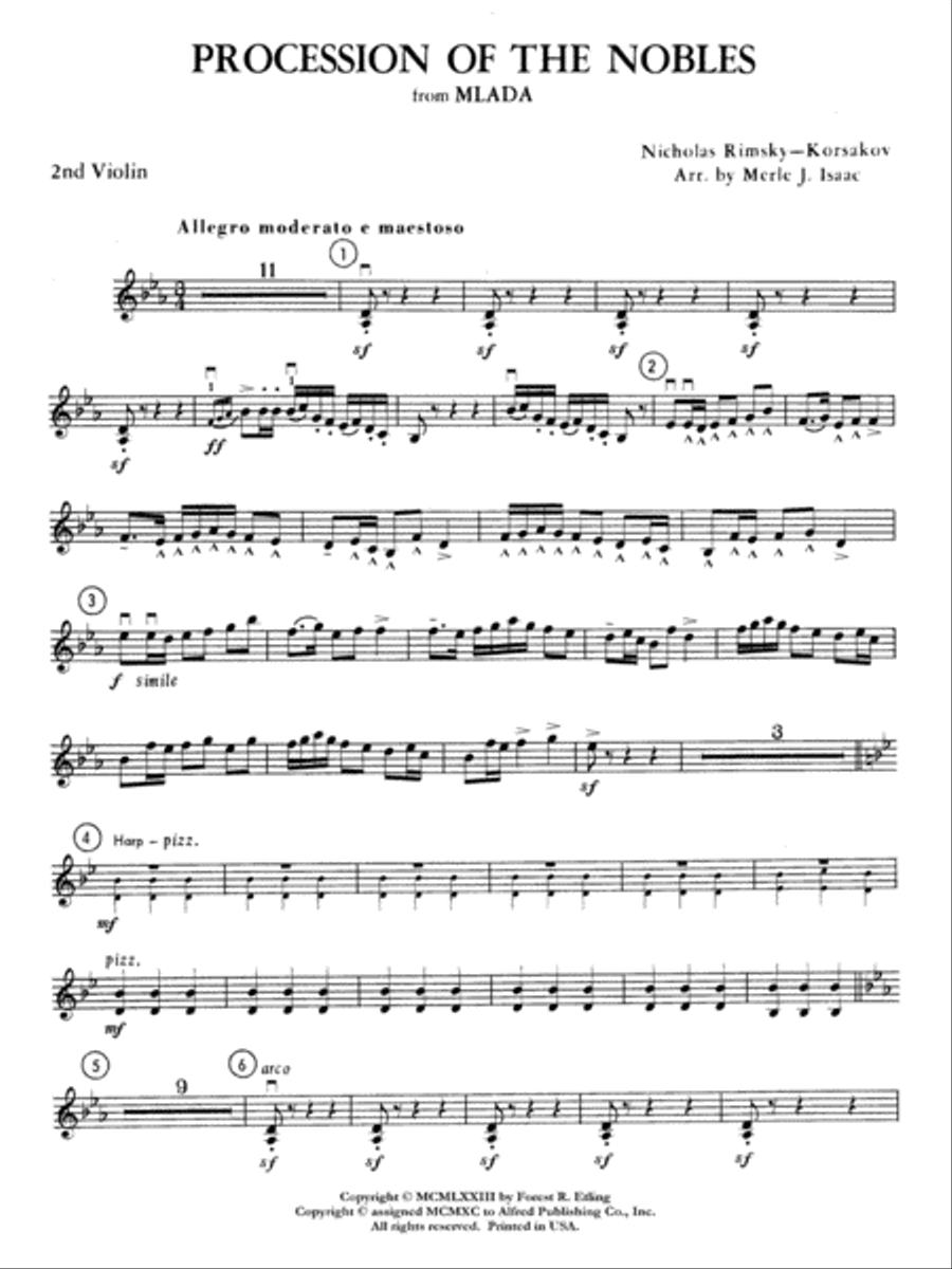 Procession of the Nobles from Mlada (N. Rimsky-Korsakov