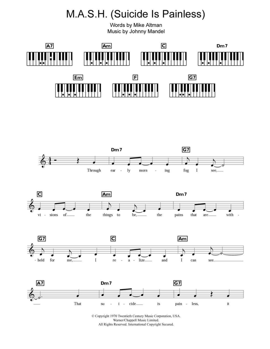 Johnny Mandel Songbook – Open Sheet Music