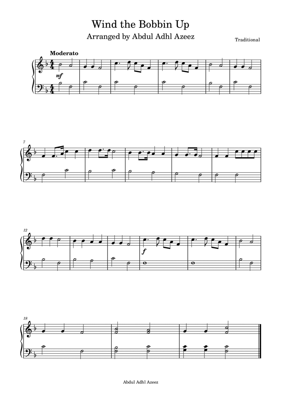 Wind store up piano