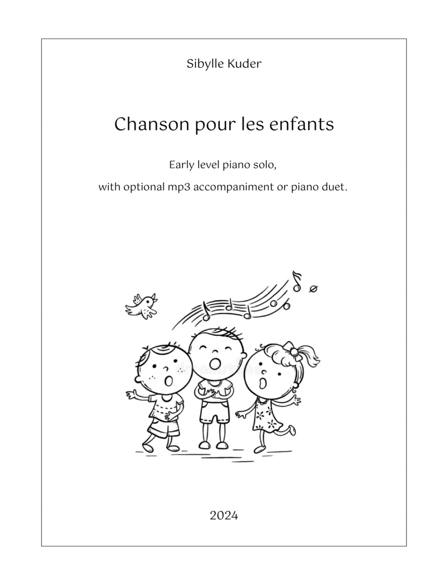 Chanson pour les enfants Piano Method Digital Sheet Music Sheet Music Plus
