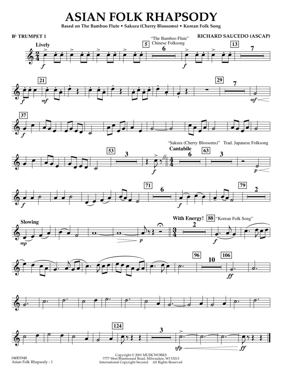 Rhapsody for Euphonium by James Curnow - Euphonium - Sheet